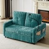 Loveseat Sofa,Pull-Out Sofa Bed With Adjustable Backrest And Phone Holder And USB Ports,Loveseat Sleeper,Loveseat For Living Room-Cuddlewood - 2 of 4