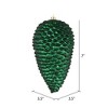 Vickerman Matte Glitter Pinecone Christmas Ornament - 2 of 3