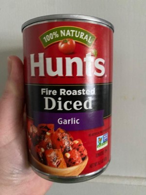 Hunt's 100% Natural Fire Roasted Diced Garlic Tomatoes - 14.5oz : Target