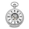 Black Bow Jewelry Charles Hubert Polished Brass Window Cover Pocket Watch - 2 of 4
