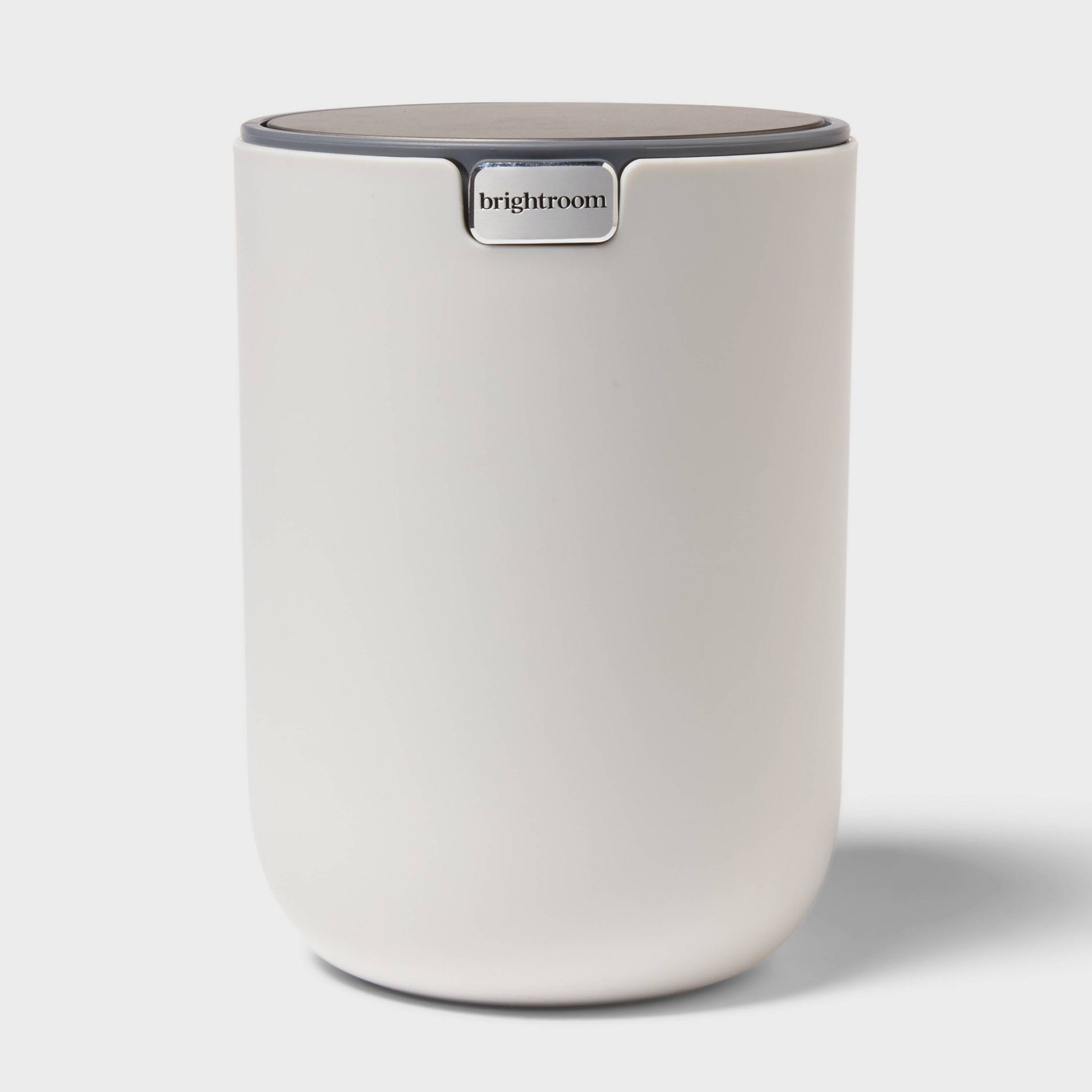 Small Stainless Desktop Wastebasket - Brightroom™