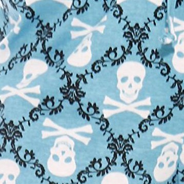 skulls blue