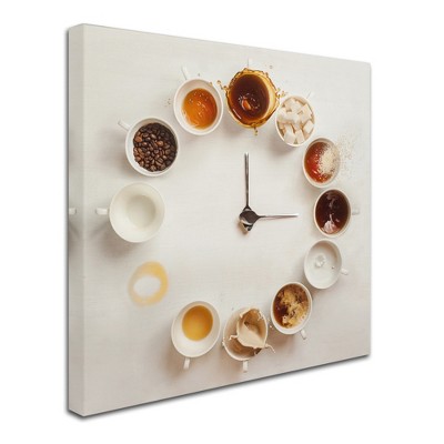 Trademark Fine Art -Dina Belenko 'It'S Always Coffee Time' Canvas Art