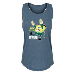 Women's - SpongeBob SquarePants - Bikini Bottom Beware Graphic Racerback Tank - 1 of 4