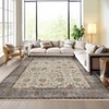 Area Rugs: Washable Non-Slip Vintage Carpet, Soft Low Pile Stain Resistant Rugs for Living Room, Bedroom, Home, Office, Dining Room - 4 of 4