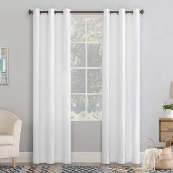 Lindstrom Textured Draft Shield Fleece Insulated Energy Saving Grommet Top Room Darkening Curtain Panel - No. 918