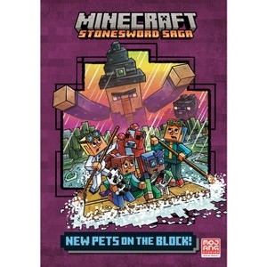 New Pets on the Block (Minecraft Stonesword Saga #3) - (Stepping Stone Book(tm)) by  Random House (Hardcover) - 1 of 1