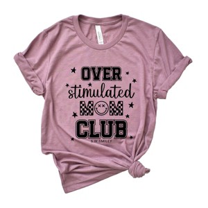 Simply Sage Market S.W.Smiley Over Stimulated Mom Club Short Sleeve Tee - 1 of 4
