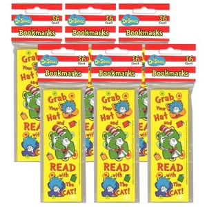 Eureka® Dr. Seuss™ Grab Your Hat Bookmarks, 36 Per Pack, 6 Packs - 1 of 3