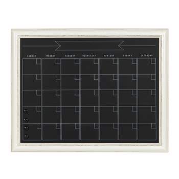 DesignOvation Beatrice 27 x 33 Calendar Chalkboard in Rustic Brown
