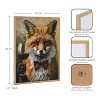 Kate & Laurel All Things Decor 16"x20" Gallery Traditional Fox Wine Tasting Print by The Creative Bunch Studio Natural - 3 of 4