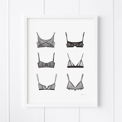 Bralettes Framed Museum Quality 11" x 14" Art Print by Ramus & Co