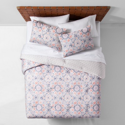 Reversible Medallion Comforter Set Twin Twin Xl Opalhouse