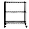 Oceanstar Portable 2-Tier Metal Rolling File Cart - 4 of 4