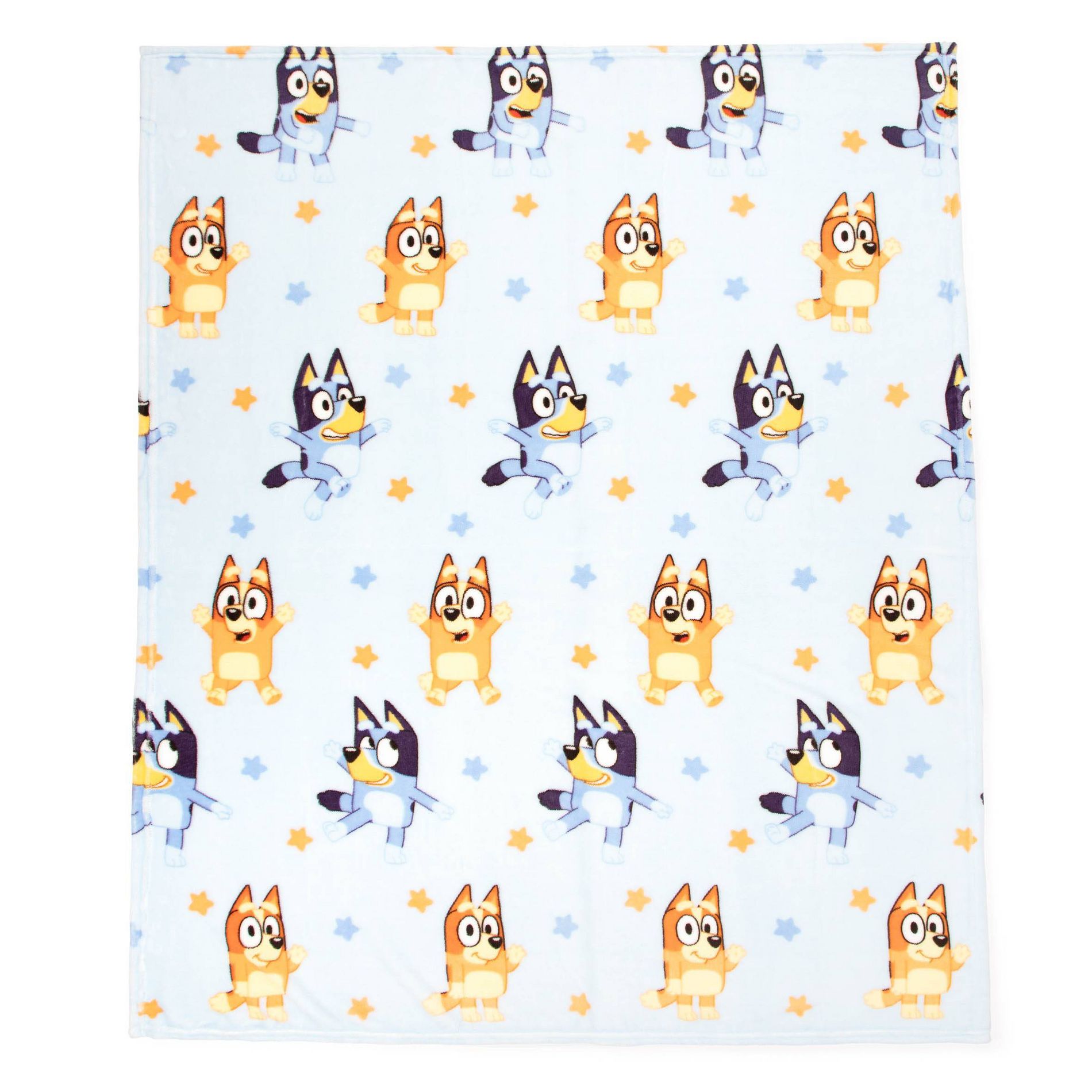 Bluey Kids' Throw Blue/Orange