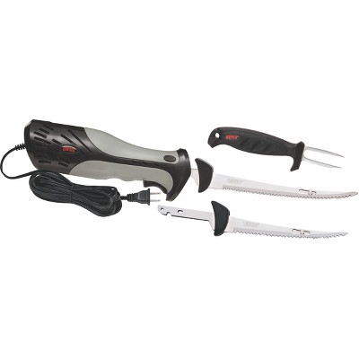 Rapala Heavy Duty Electric Fillet Knife Combo Pack - Black/Gray