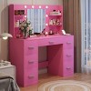 LACOO 43" Makeup Vanity with Mirrorand Adjustable Lights - 4 of 4