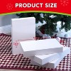 JOYFY 12pcs Christmas White Cardboard Boxes for Christmas Holiday, Festive Xmas Wrapping Shirt Boxes DIY Gift Boxes - 4 of 4