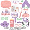 Big Dot of Happiness Pajama Slumber Party - Girls Sleepover Birthday Party Photo Booth Props Kit - 20 Count - 2 of 4