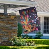 Northlight Feathered Carnival Mask "Mardi Gras" Outdoor Flag - 40" x 28" - 2 of 4