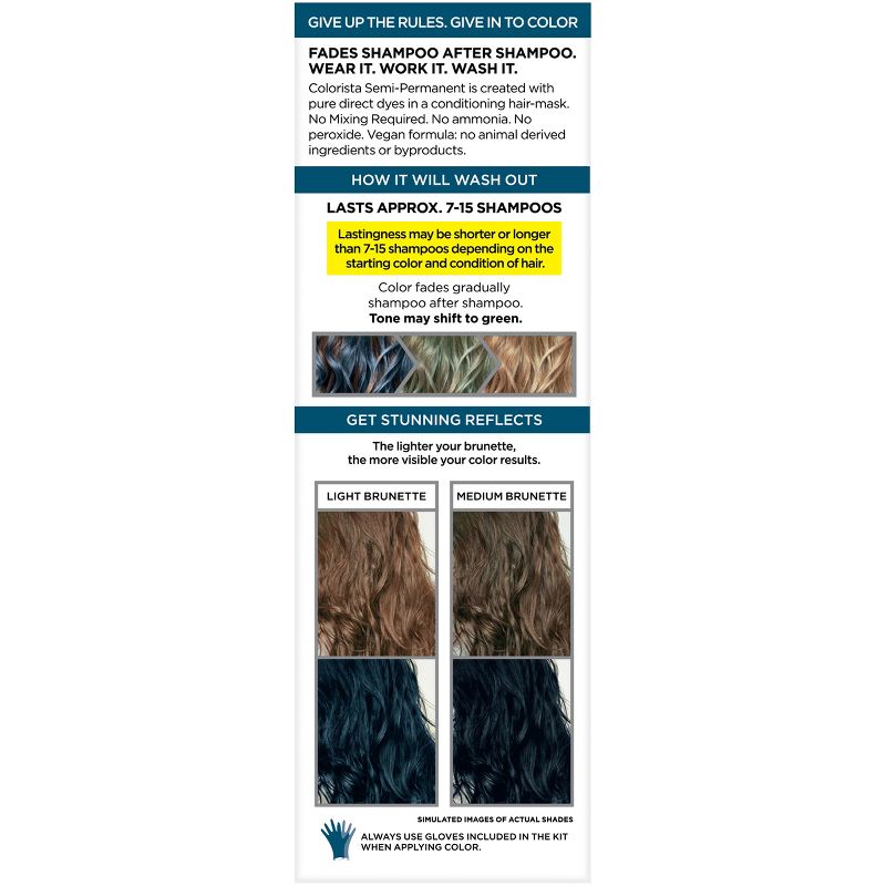 L'Oreal Paris Colorista Semi-Permanent Temporary Hair Color, 3 of 11