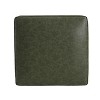 Okak Modern Comfortable Square Ottoman Bench Side Table Soft Upholstered Footrest Stool for Living Room, Hallway, Bedroom, Entryway, Green - 4 of 4