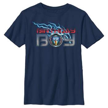 Boy's Marvel Thor Mech Suit Icon Birthday T-Shirt