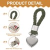 Unique Bargains Cotton Loop Metal Clothing Towel Storage Heart Shape Clips 4.3" 6 Pcs - 3 of 4