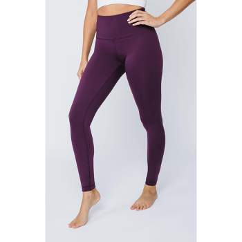 90 Degree By Reflex - Women's Polarflex Fleece Lined High Waist Side Pocket  Legging - Potent Purple - Small : Target