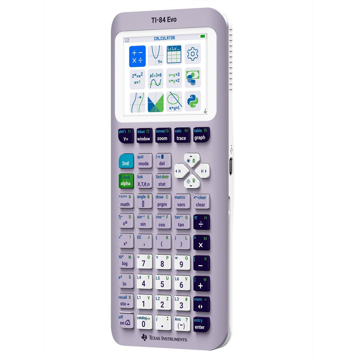 Texas Instruments TI-84 EVO Graphing Calculator – Lavender