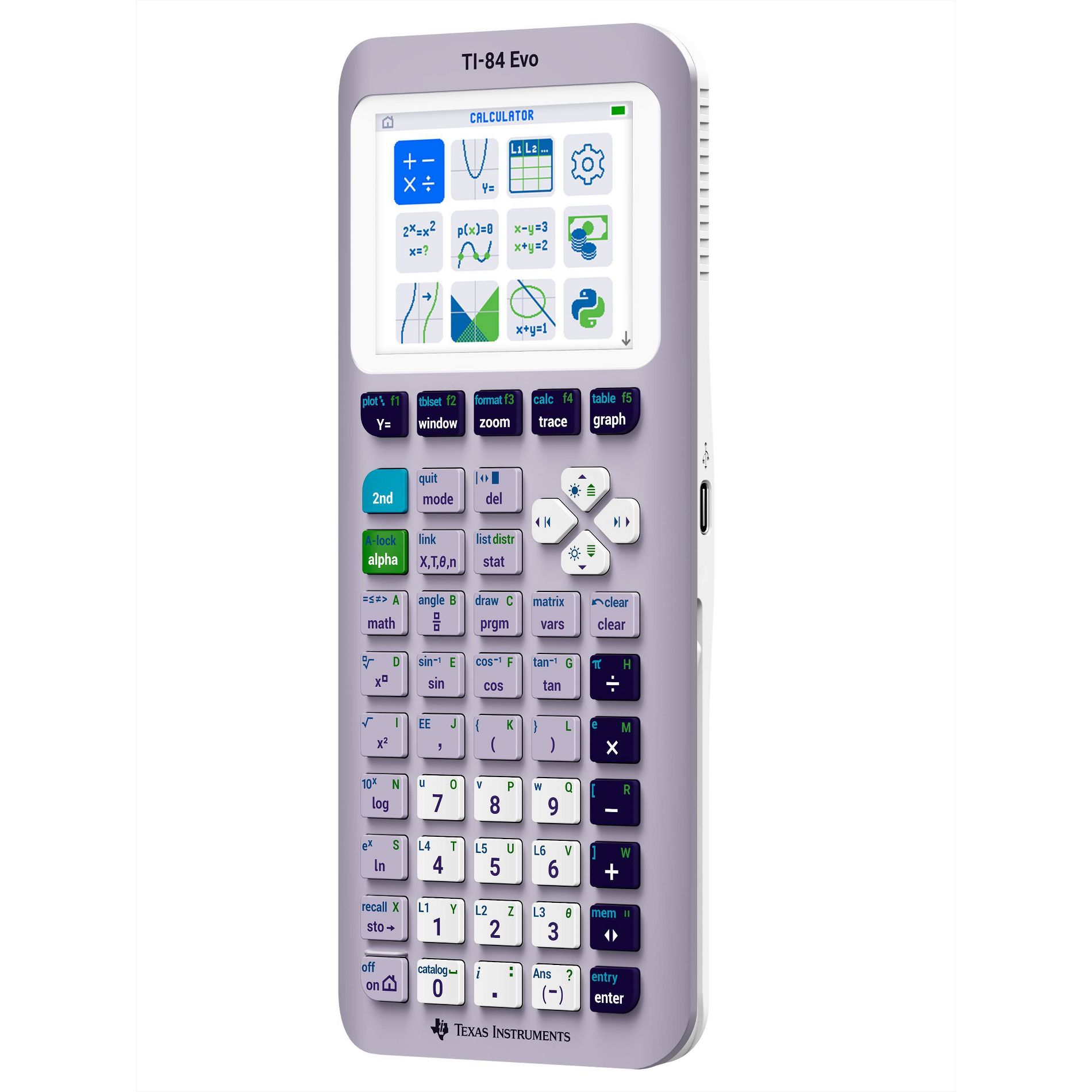 Texas Instruments TI-84 Evo Graphing Calculator - Lavender