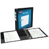 Avery Showcase 1 1/2" 3-Ring View Binders Slant Ring Black (19650) - 2 of 4