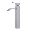 ALFI AB1158 Single Lever Tall Square Bathroom Faucet Polished/Brushed - 3 of 4