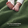 Kumasinova Cotton Waffle Weave Blanket,Lightweight & Breathable Soft Blanket,Blanket for Bed,Sofa,Summer,Layering,Machine Washable - 4 of 4