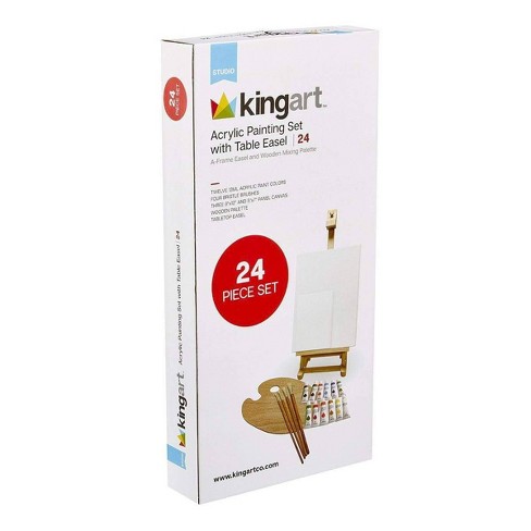 Kingart 105ct Mixed Media Easel Art Kit