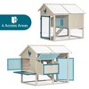 Large Chicken Coop,Wooden Outdoor Hutch - 4 of 4