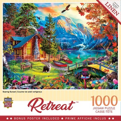 MasterPieces Cottages Puzzles Collection - Soaring Sunset 1000 Piece Jigsaw Puzzle