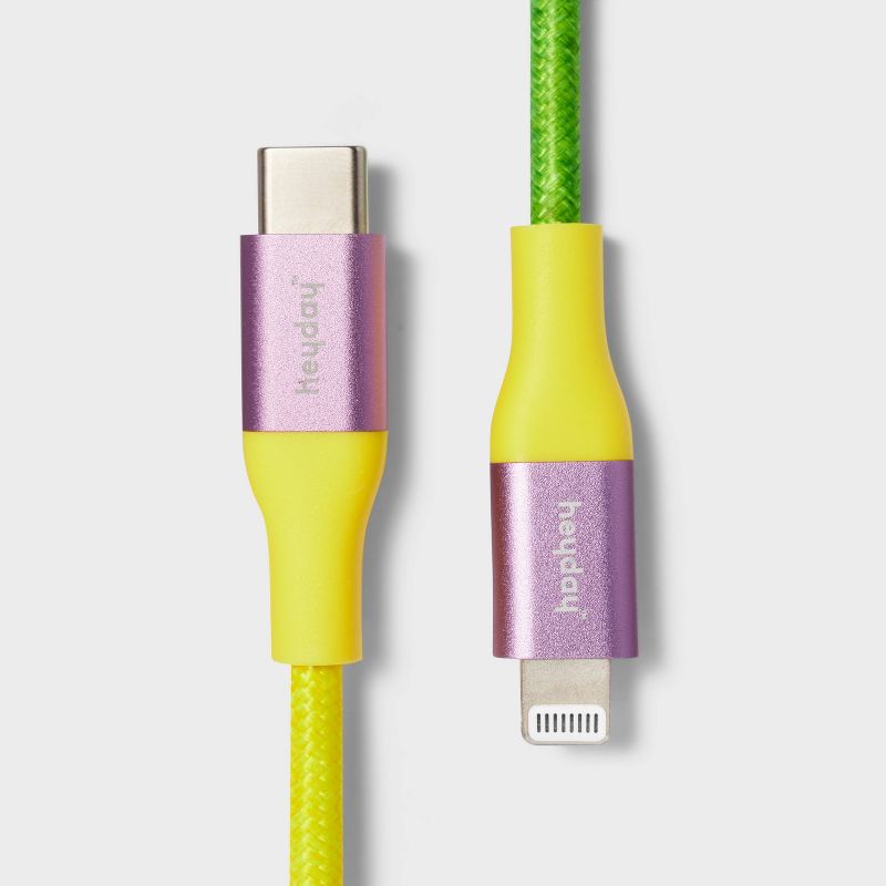 6&#39; Lightning to USB-C Braided Cable - heyday&#8482; with Jialei Sun, 1 of 6