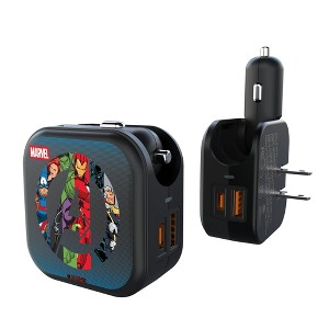 Marvel Avengers Grid 18-Watt 2 in 1 USB A/C Charger - 1 of 3