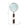 Sagebrook Home Decorative Magnifying Glass - Contemporary Ornate Magnifying Glass Decor - 2 of 4