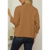 Women's 3/4 Sleeve Open Front Cropped Cardigan Sweater Elegant Shrugs for Women - 4 of 4