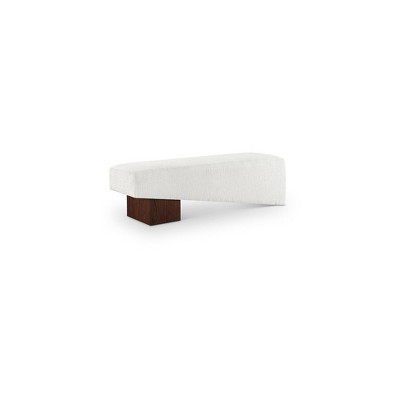Meridian Furniture,Alora Fabric Bench