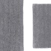 Knightsbridge Stylish And Comfortable Traditional Linear Design 2 PC Cotton Bath Rug Set 20"x30" & 24"x40" Sage - 4 of 4