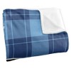 Johns Hopkins University Campus Plaid Spirit Silky Touch Super Soft Throw Blanket 50x60 - 3 of 4