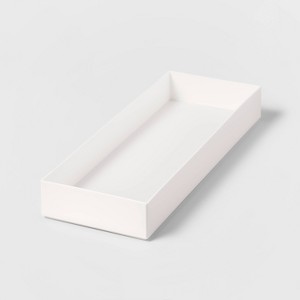 6"x16" Drawer Organizer White - Brightroom™: Kitchen & Bathroom In-Drawer Flatware Storage, Dishwasher-Safe - 1 of 3