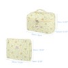 Unique Bargains Women's Cotton Quilted Makeup Bags for Travel 2 Pcs - 4 of 4