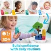 MEGA BLOKS Fisher- Price Rise & Snooze Night Light Sensory Block Toy 30pc - 2 of 4