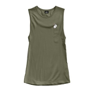 Dalix Ghost Embroidered Muscle Tank Sleeveless Cotton Soft Summer Womens - 1 of 4