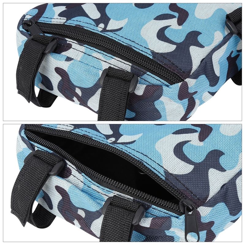 Unique Bargains Bicycle Frame Bag Camouflage Blue 6.3"x5.51"x1.57" 1 Pc, 5 of 7
