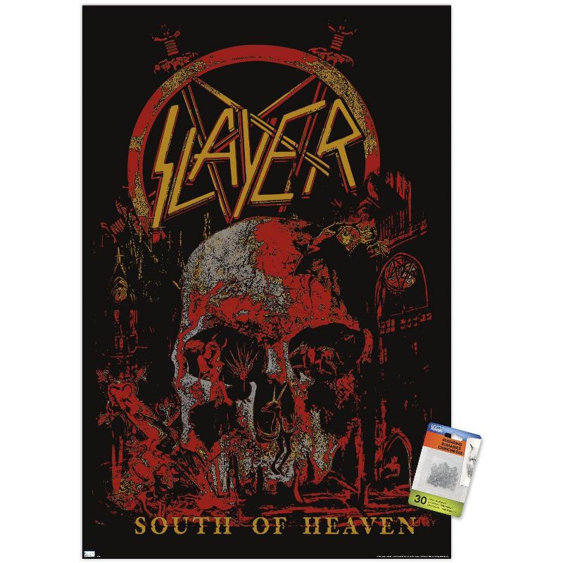 Trends International Slayer - South Of Heaven Unframed Wall Poster Prints, 1 of 7